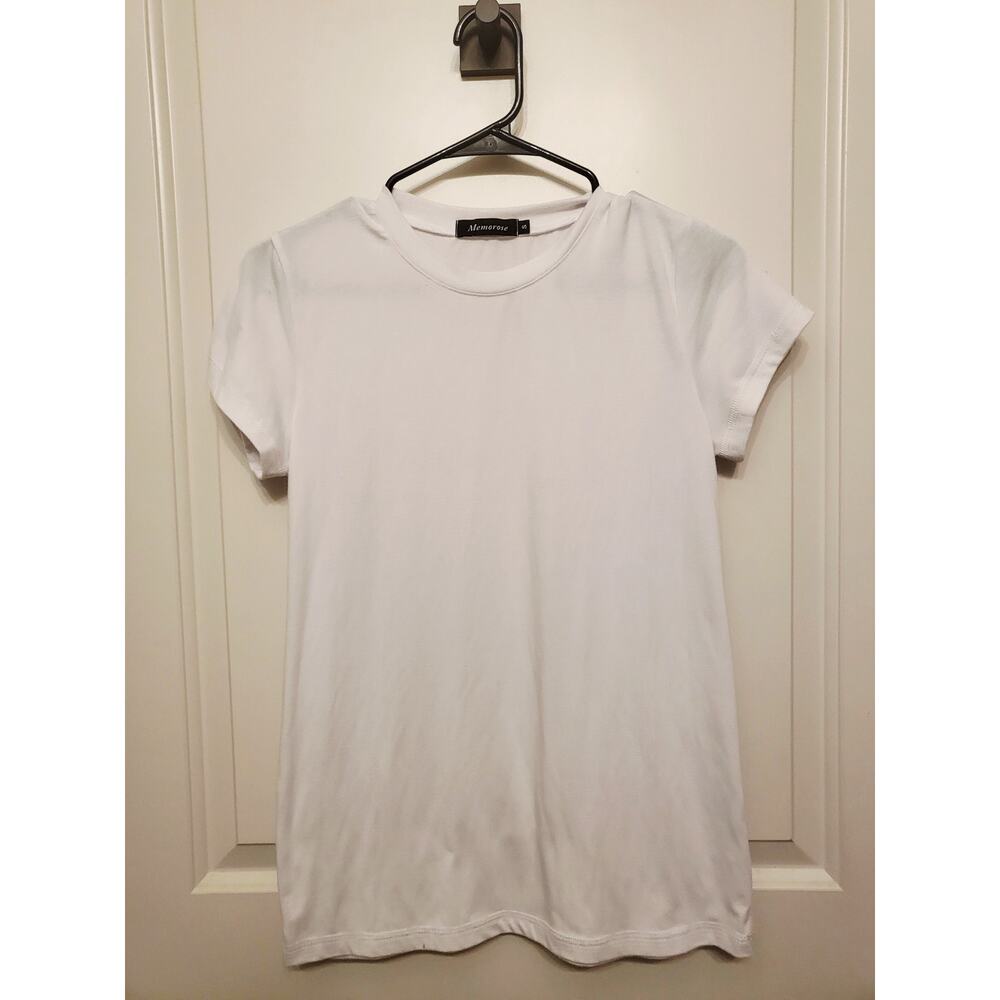 Memorose Small Basic White Shirt with Stretch